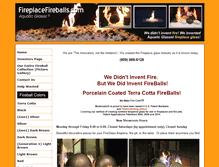 Tablet Screenshot of fireplacefireballs.com